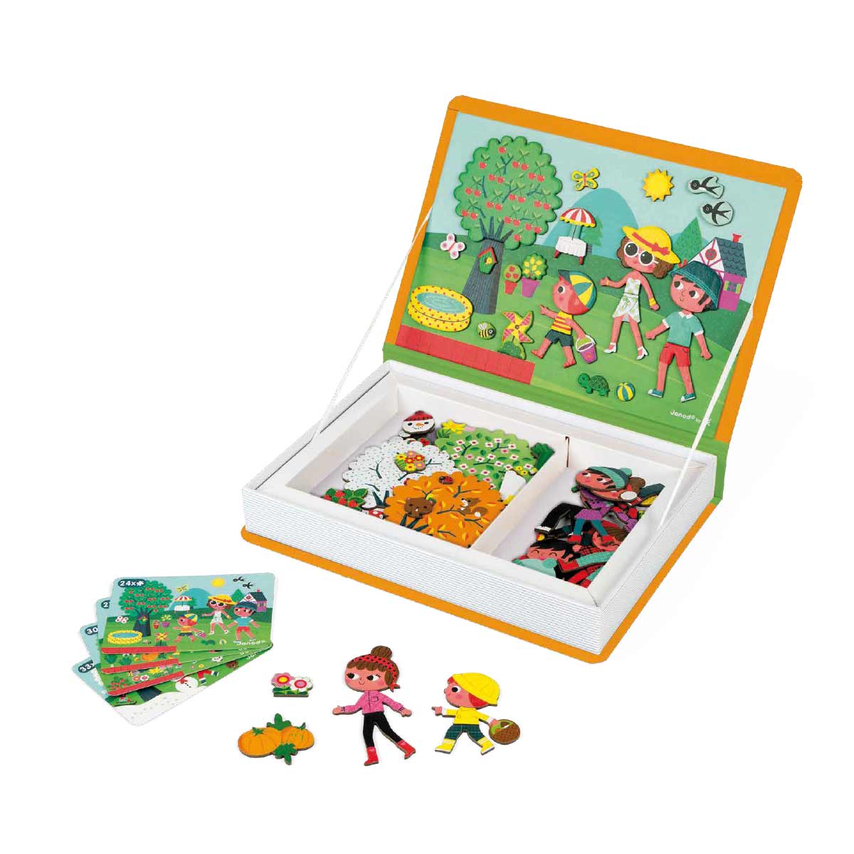 Juego Magneti'Book 4 Estaciones Janod - Imagen 2