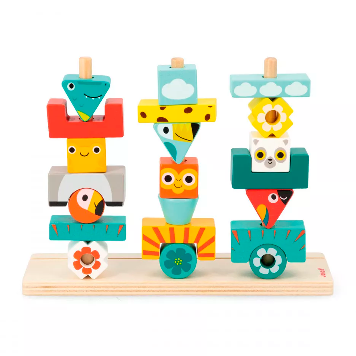 Juego De Equilibrio Tropical Janod - Imagen 2